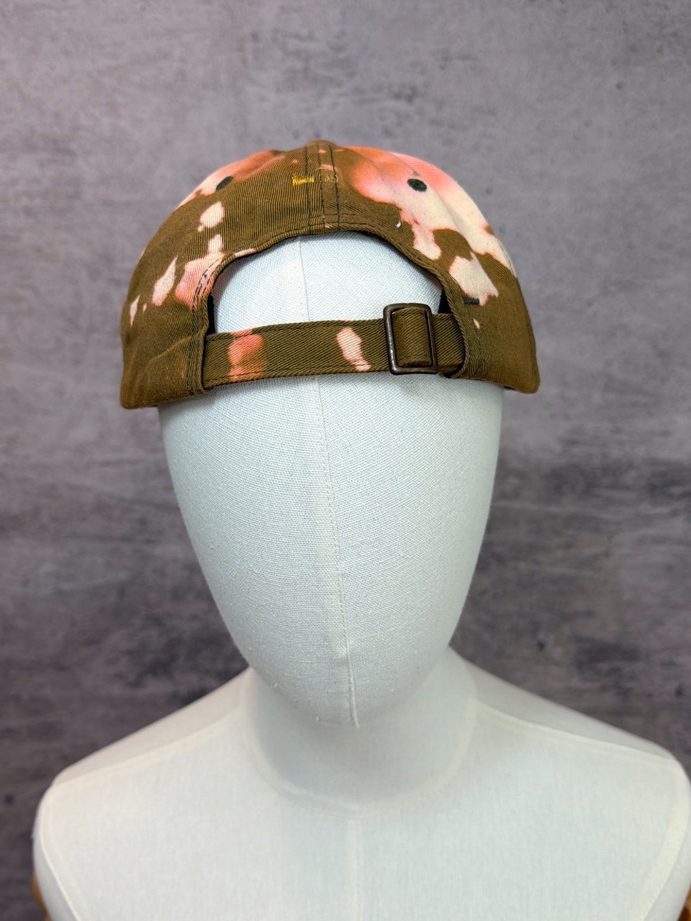 Brixton olive green and Pink tie dye Cap - Picture 5 of 6